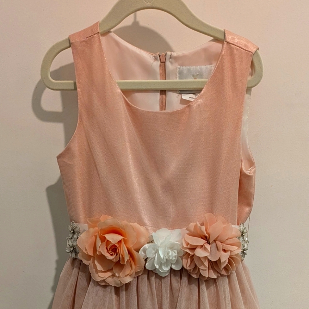 Pink Floral Kids Dress size 7